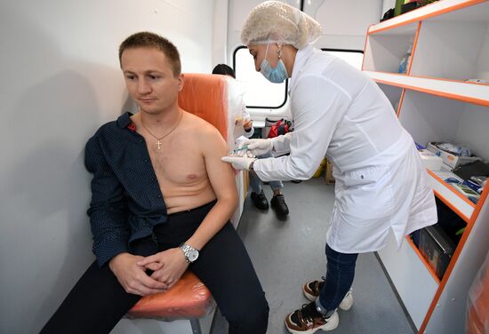 Russia Coronavirus Vaccination