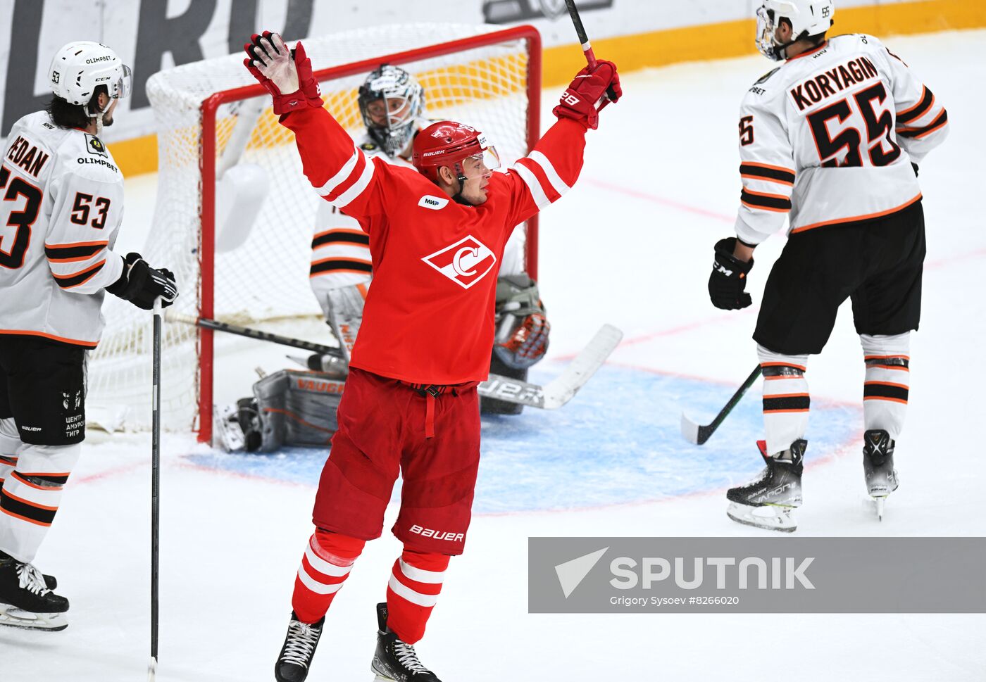 Russia Ice Hockey Kontinental League Spartak - Amur