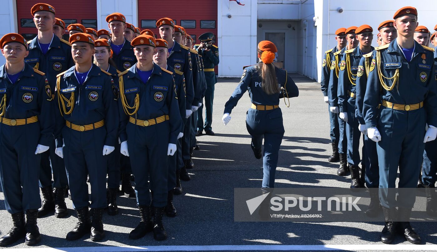 Russia Emergencies Ministry Cadets Oath Taking