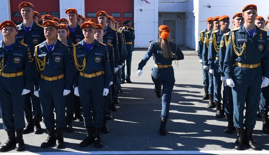 Russia Emergencies Ministry Cadets Oath Taking