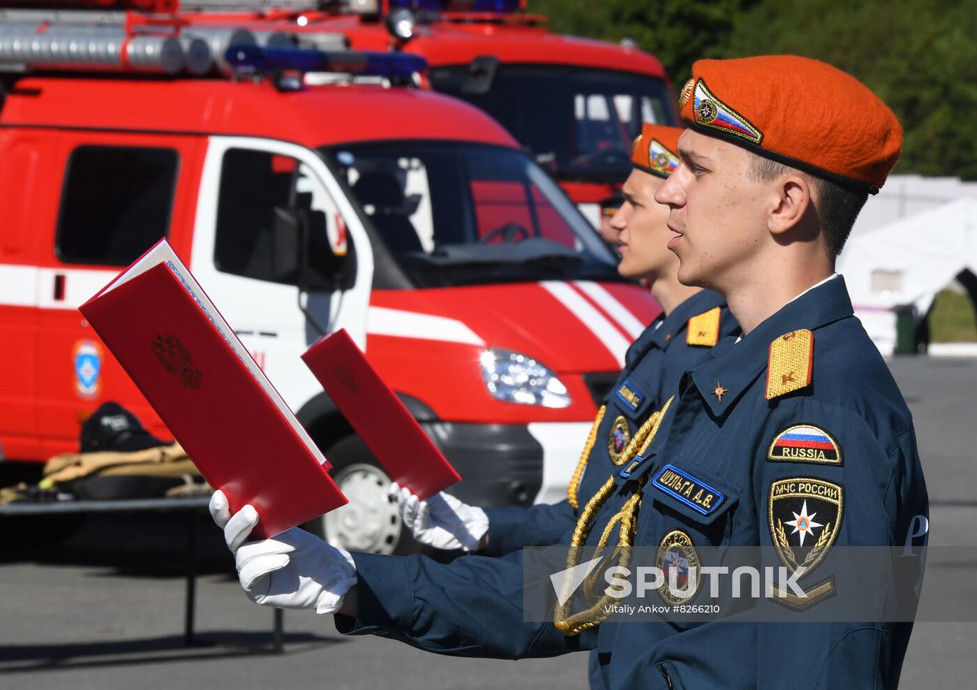 Russia Emergencies Ministry Cadets Oath Taking