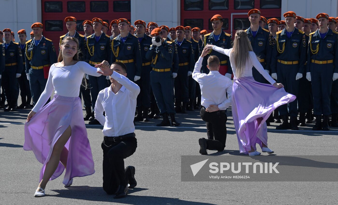 Russia Emergencies Ministry Cadets Oath Taking