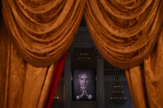 Russia Gorbachev Death