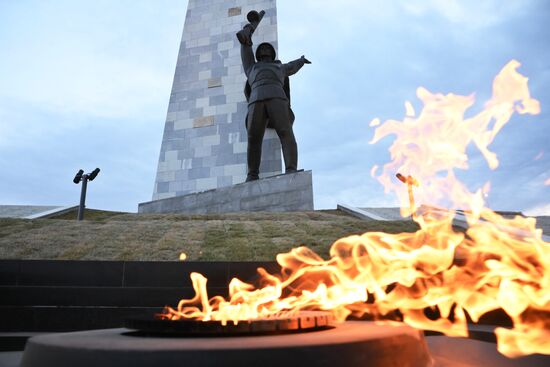 DPR Russia Ukraine Military Operation Memorial Restoration