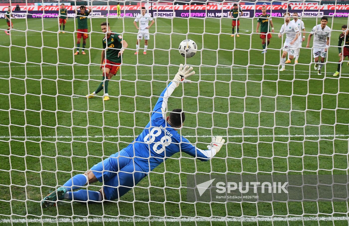 Russia Soccer Premier-League Lokomotiv - Akhmat