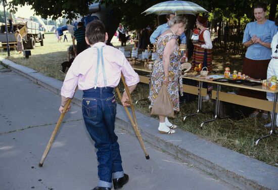 1st International Disabled Youth Festival in Moscow