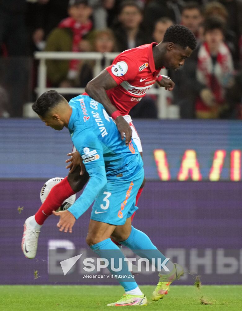 Russia Soccer Premier-League Spartak - Zenit