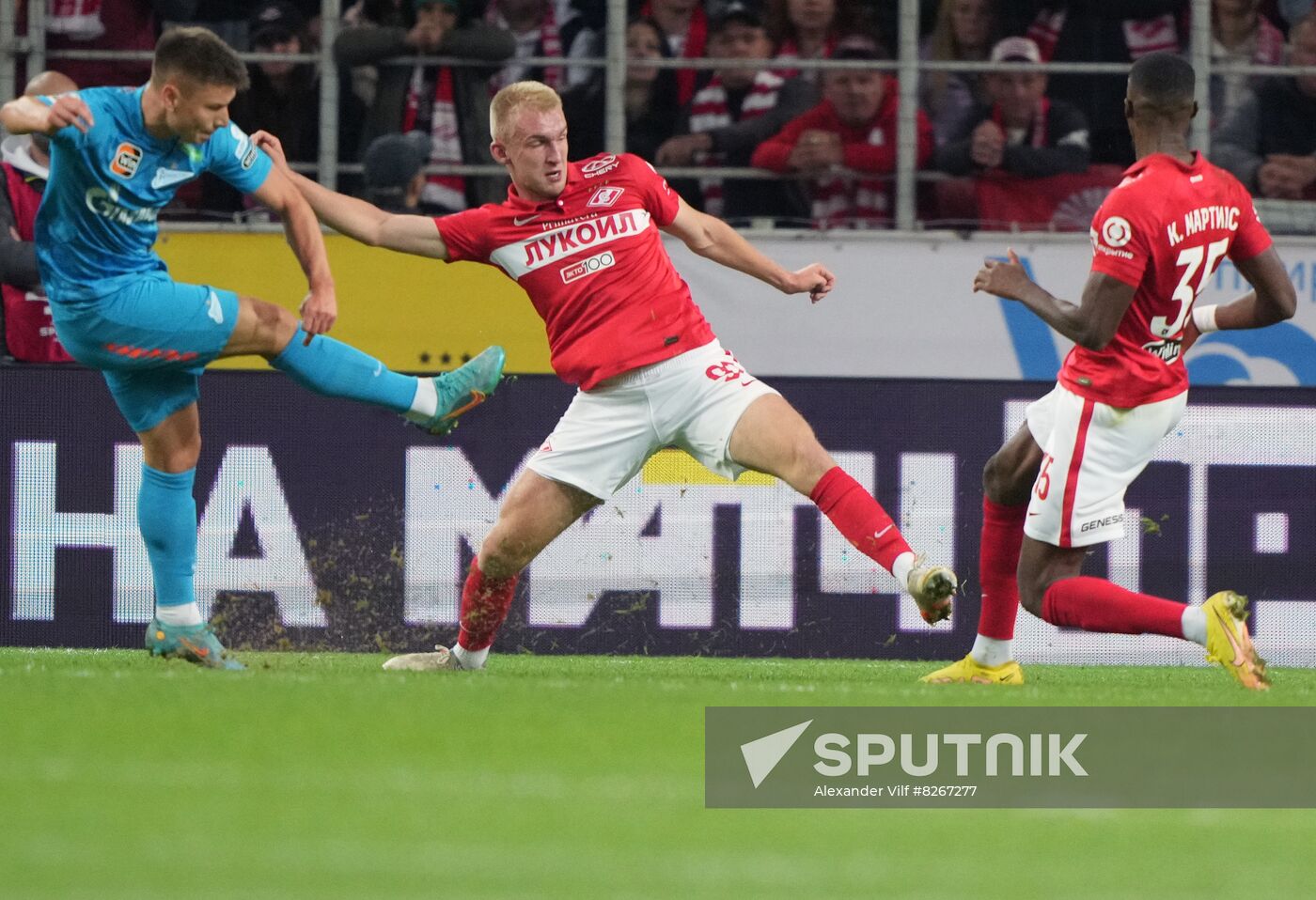 Russia Soccer Premier-League Spartak - Zenit