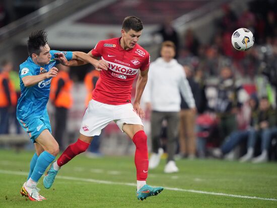 Russia Soccer Premier-League Spartak - Zenit