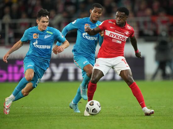 Russia Soccer Premier-League Spartak - Zenit