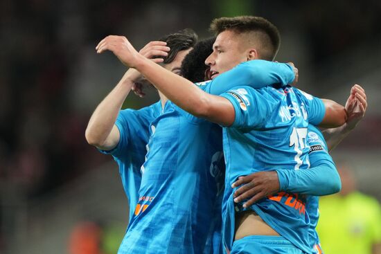Russia Soccer Premier-League Spartak - Zenit