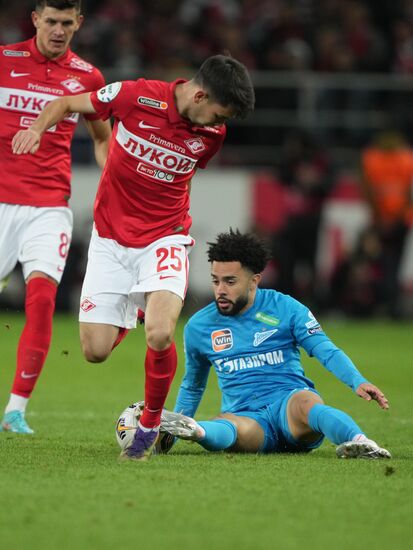 Russia Soccer Premier-League Spartak - Zenit