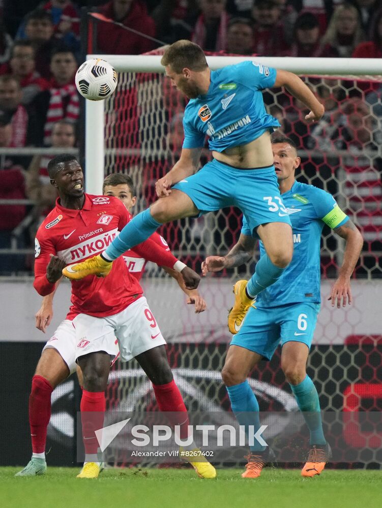 Russia Soccer Premier-League Spartak - Zenit