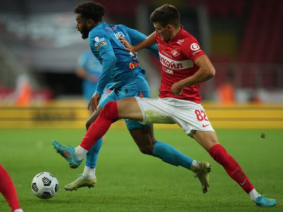 Russia Soccer Premier-League Spartak - Zenit