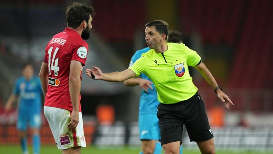 Russia Soccer Premier-League Spartak - Zenit