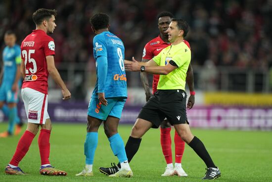 Russia Soccer Premier-League Spartak - Zenit