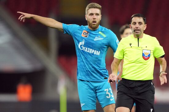 Russia Soccer Premier-League Spartak - Zenit