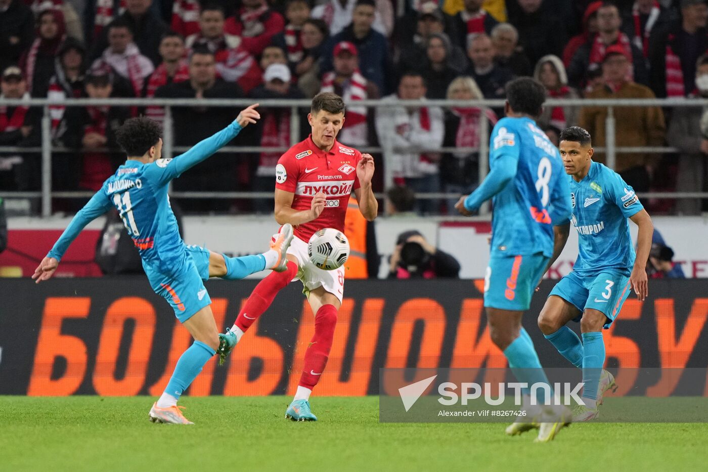 Russia Soccer Premier-League Spartak - Zenit