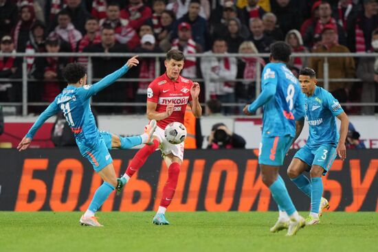 Russia Soccer Premier-League Spartak - Zenit