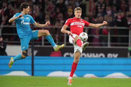 Russia Soccer Premier-League Spartak - Zenit