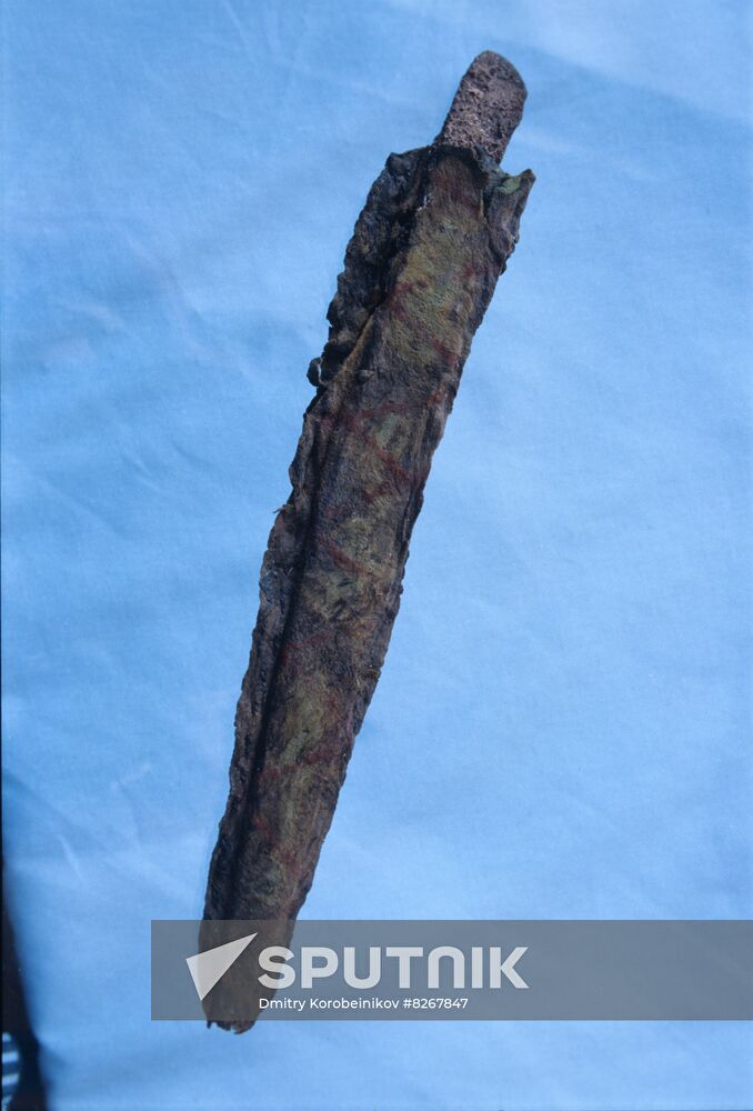 Artifacts unearthed in Kuznetsk Hollow