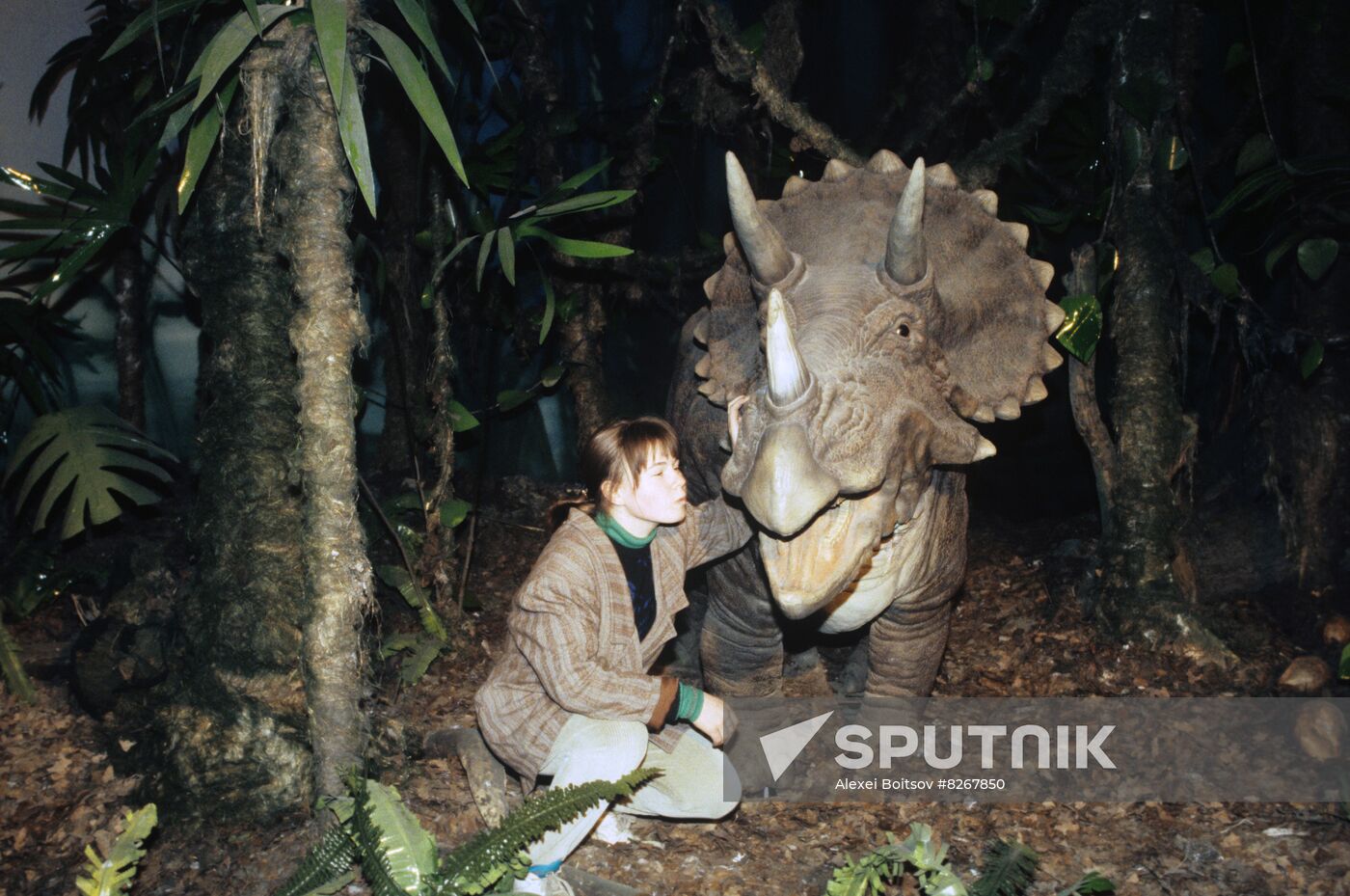 Dinosaur Land exhibition at Sokolniki Exhibition Center