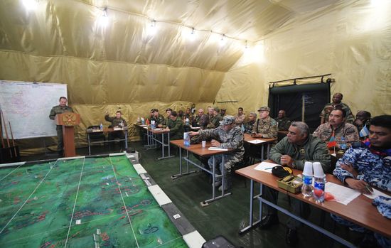 Russia Defence Strategic Drills