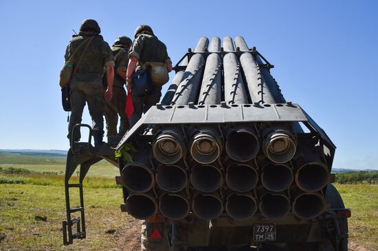 Russia Defence Strategic Drills