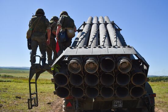 Russia Defence Strategic Drills