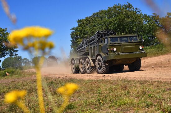 Russia Defence Strategic Drills