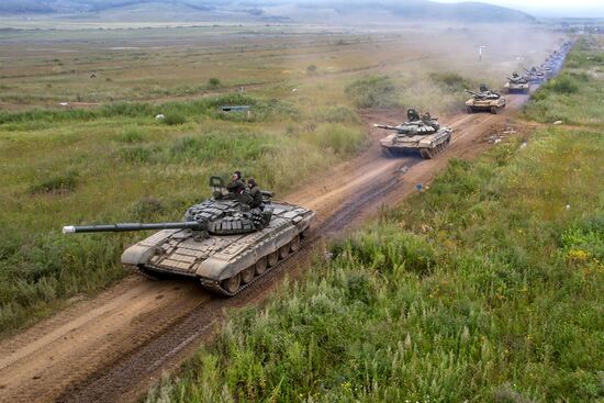 Russia Defence Strategic Drills