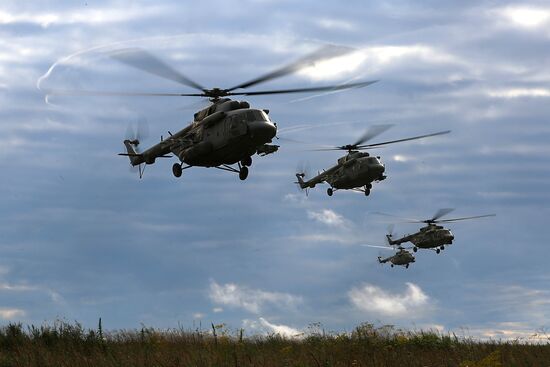 Russia Defence Strategic Drills
