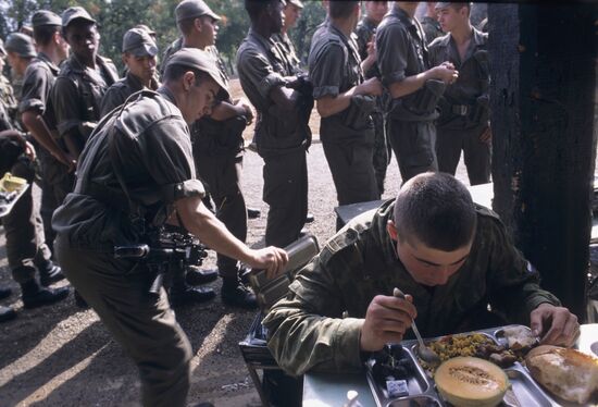 Russian, French airborne forces hold joint military drills in France