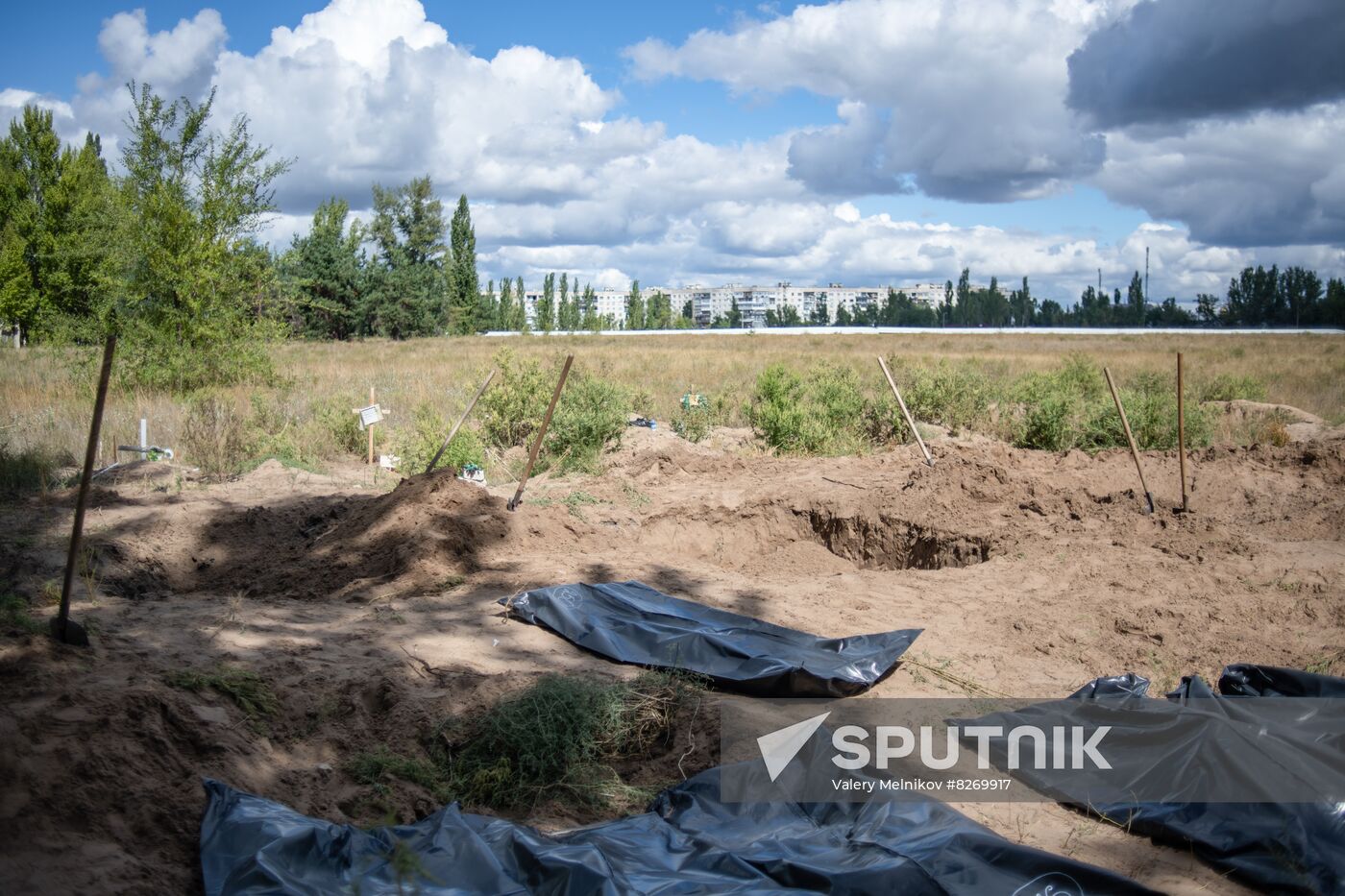 LPR Russia Ukraine Military Operation Reburial