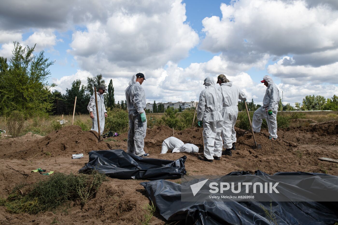 LPR Russia Ukraine Military Operation Reburial