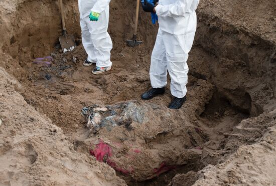 LPR Russia Ukraine Military Operation Reburial