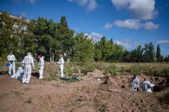 LPR Russia Ukraine Military Operation Reburial