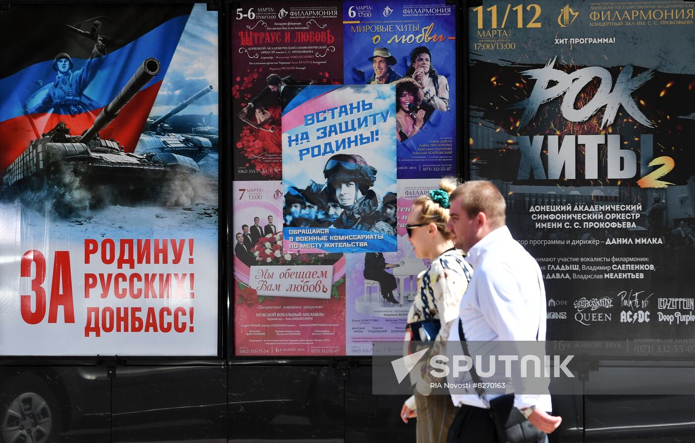 DPR Russia Ukraine Military Operation Daily Life
