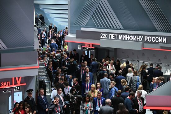 Russia Moscow Financial Forum