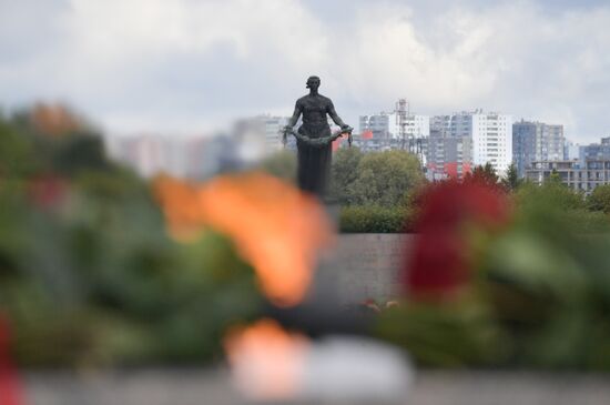 Russia WWII Leningrad Siege Memorial Day