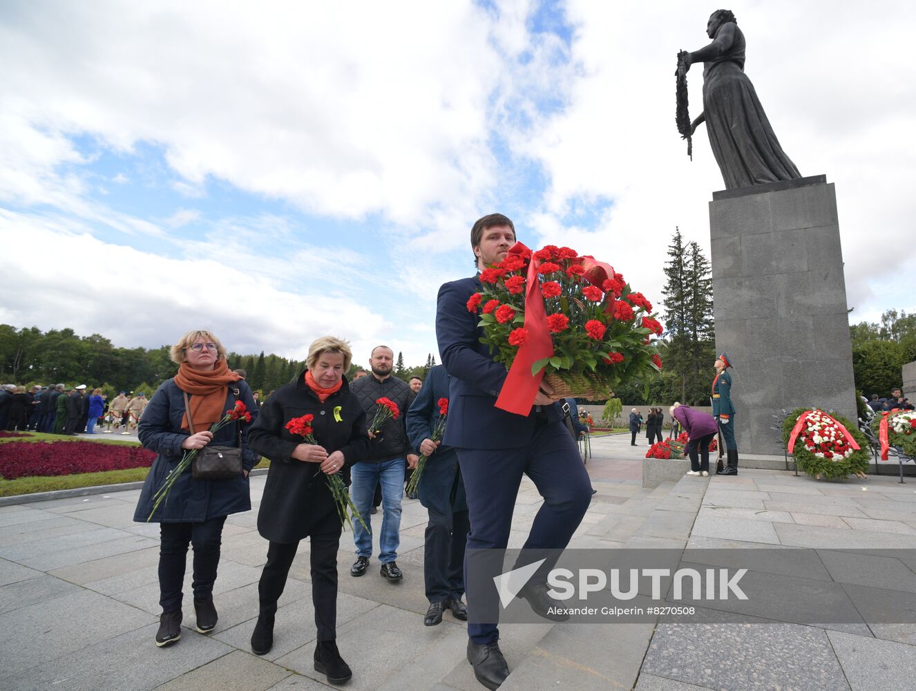 Russia WWII Leningrad Siege Memorial Day