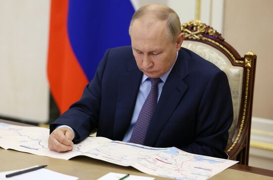 Russia Putin Road Construction