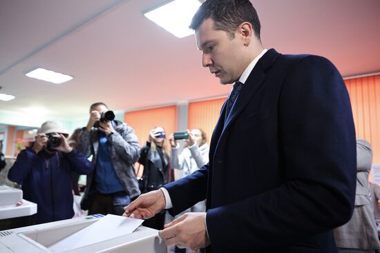 Russia Elections Single Voting Day