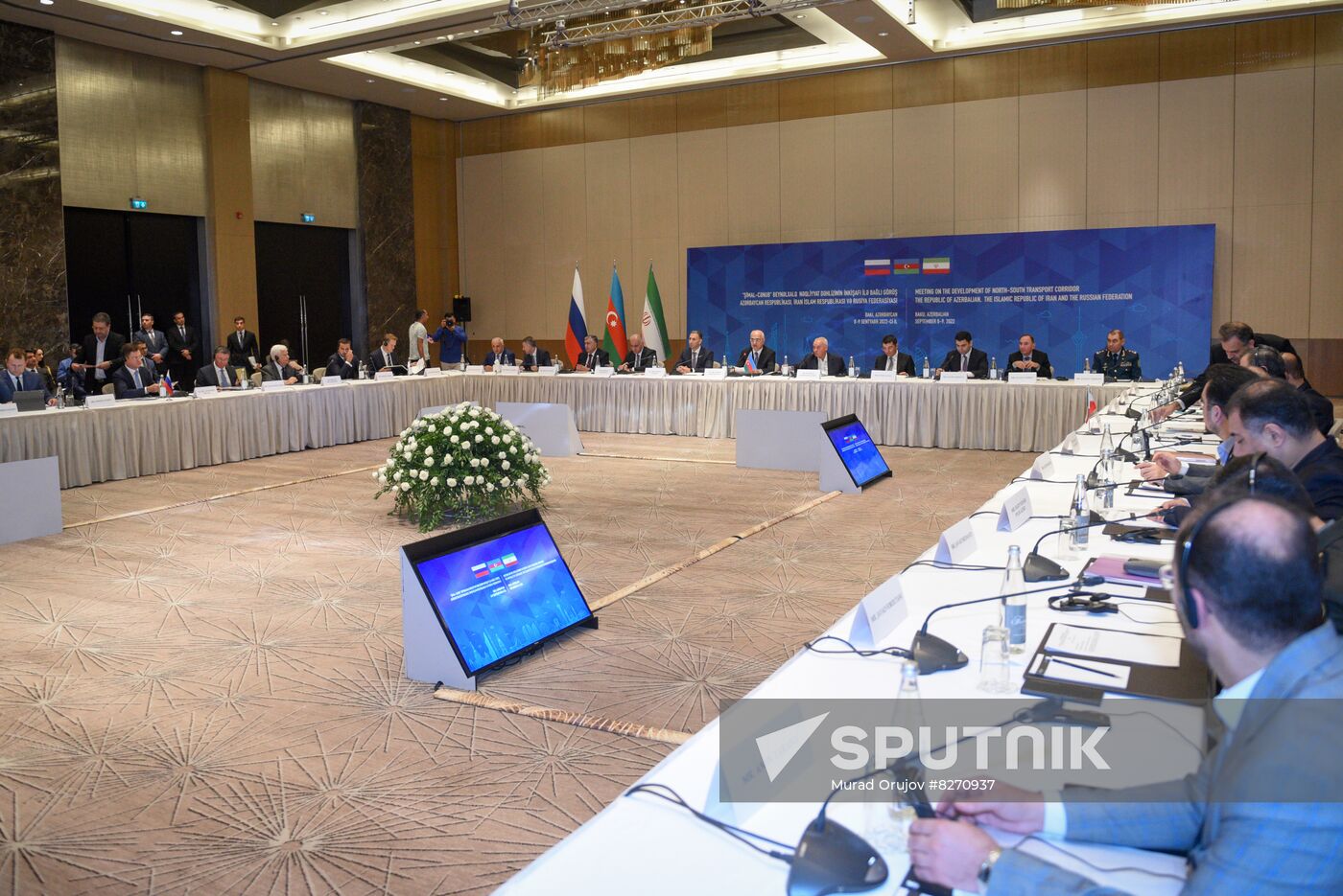 Azerbaijan Russia Iran Transport Corridor