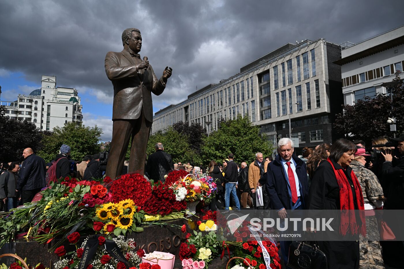 Russia Singer Kobzon Monument