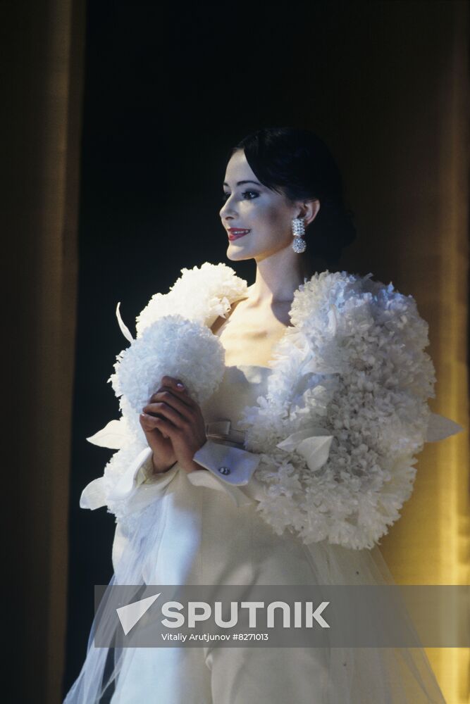 Fashion show by French designers