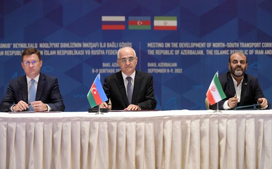 Azerbaijan Russia Iran Transport Corridor
