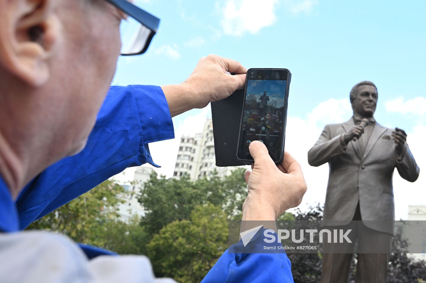 Russia Singer Kobzon Monument