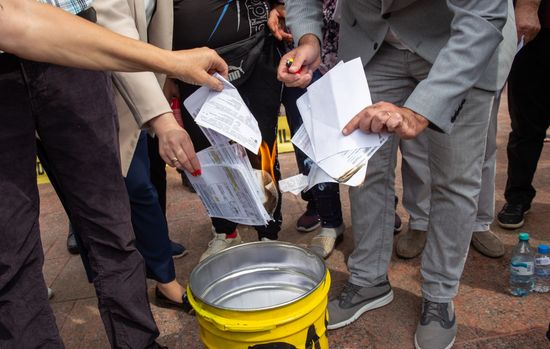 Moldova Protest