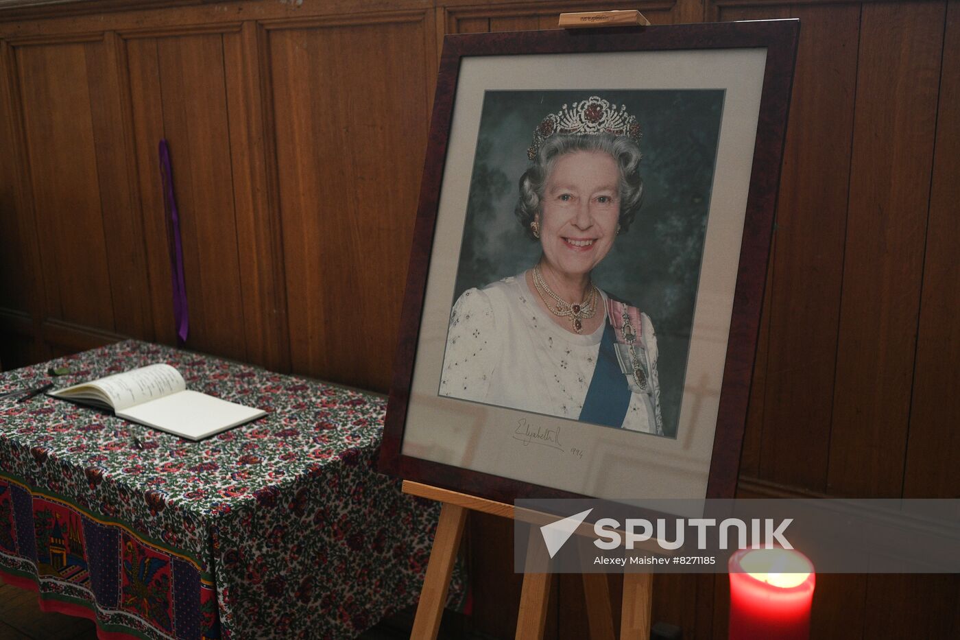 Russia Britain Queen Elizabeth II Death Prayer